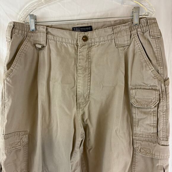 5.11 Tactical Series Khaki Cargo Pants Style 74251 Size 38 x 32 - Picture 2 of 6